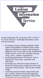 Mobile Screenshot of lesbianinformationservice.org